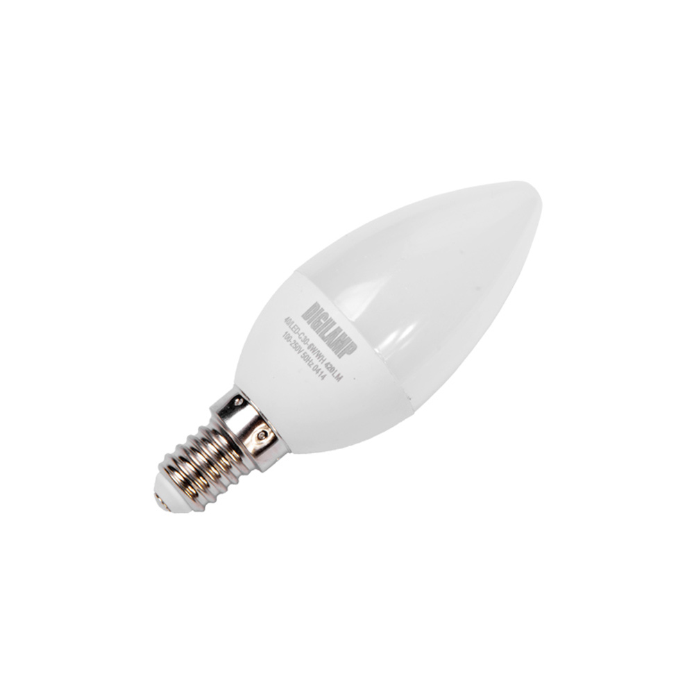 Ampoule LED SMD, Olive C37, 6W / 490lm, culot E14, 3000K
