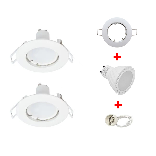 Spot led encastrable rond à ampoule GU10 –