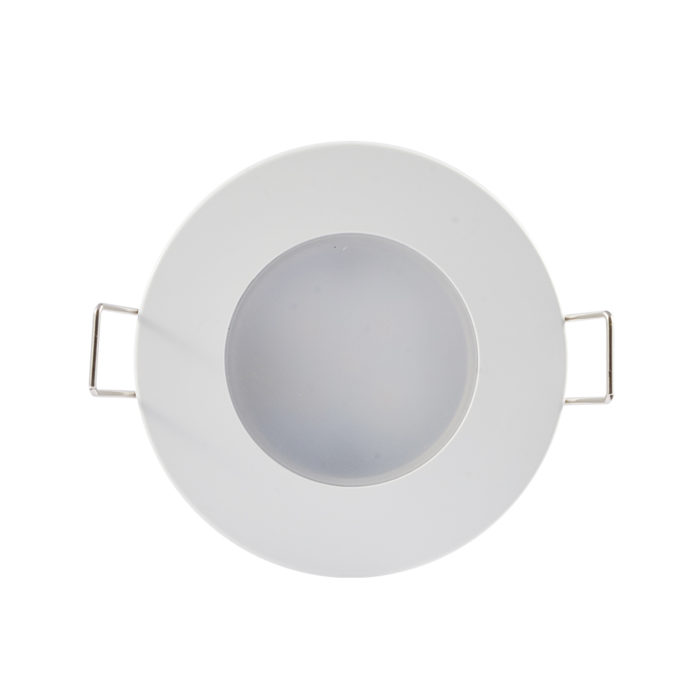 Europalamp - Spot encastrable de sol rond rond Inox 304 Exterieur IP65 + Ampoule GU10 7W Blanc neutre 4500K