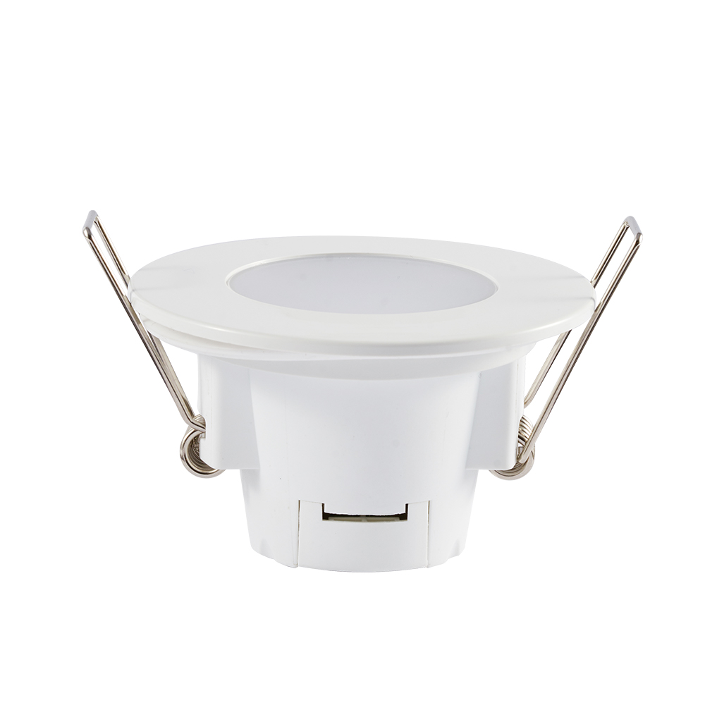 Collerette support encastrable orientable Spot LED rond blanc