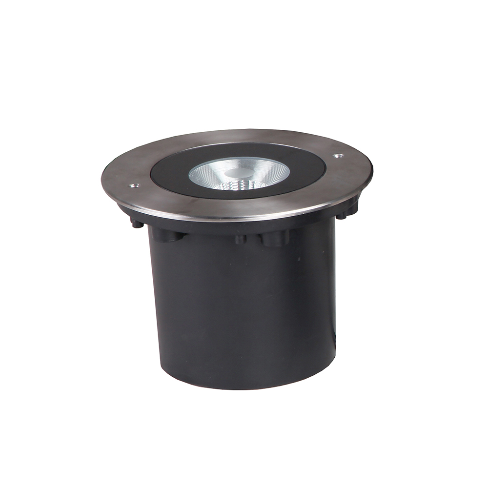 Spot de sol encastrable extérieur COB 18W/24W 3K IP67 Noir - Digilamp -  Luminaires & Eclairage