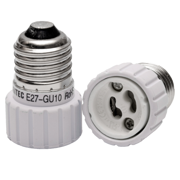 Adaptateur E27 pour ampoule GU10