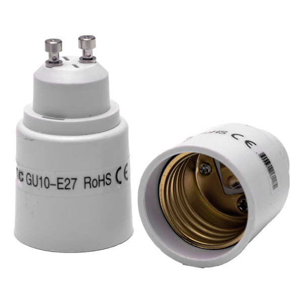 Adaptateur GU10 pour ampoule E27
