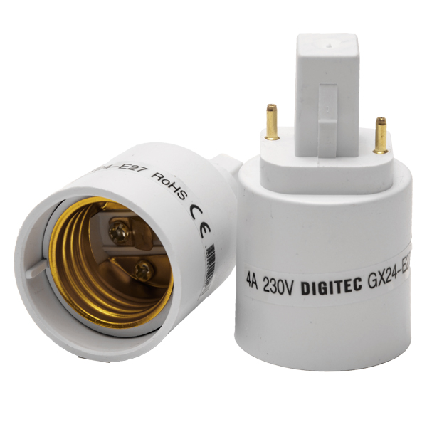 Adaptateur GX24 pour ampoule E27