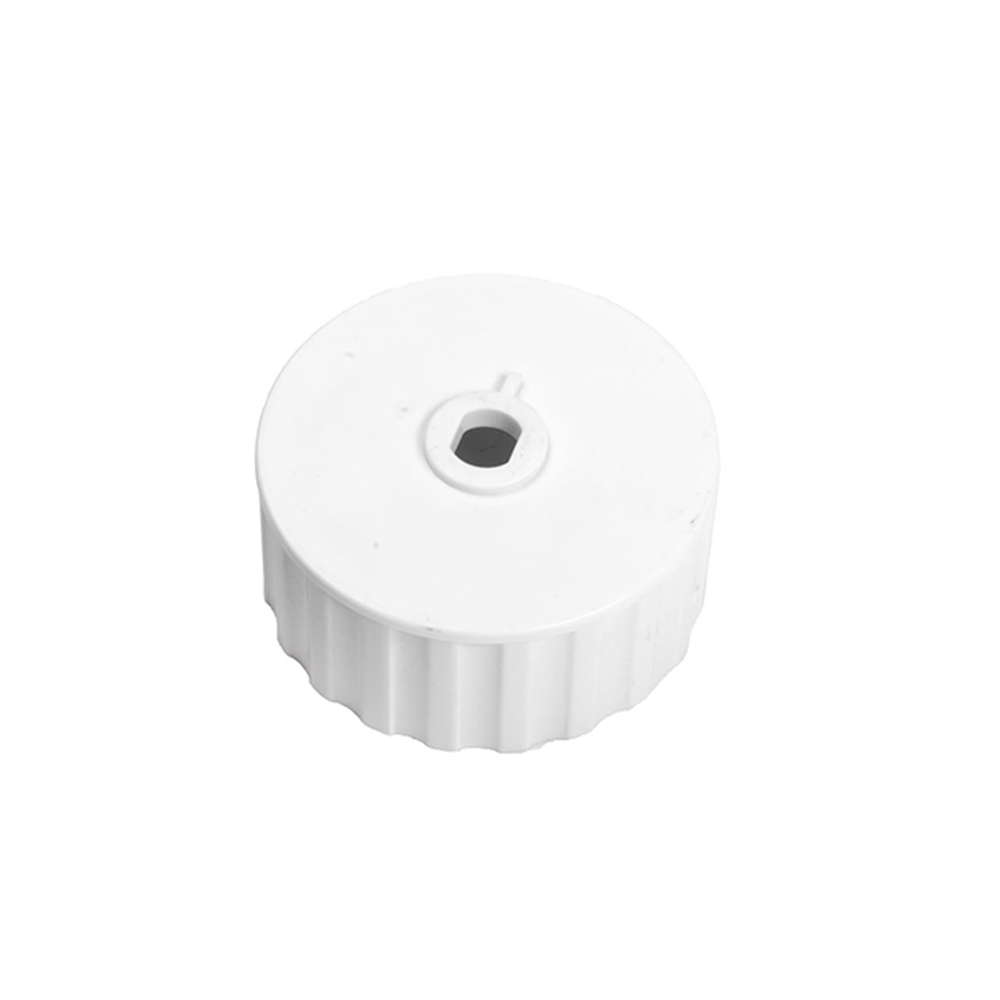 Patère en pvc ø63x31mm Blanc