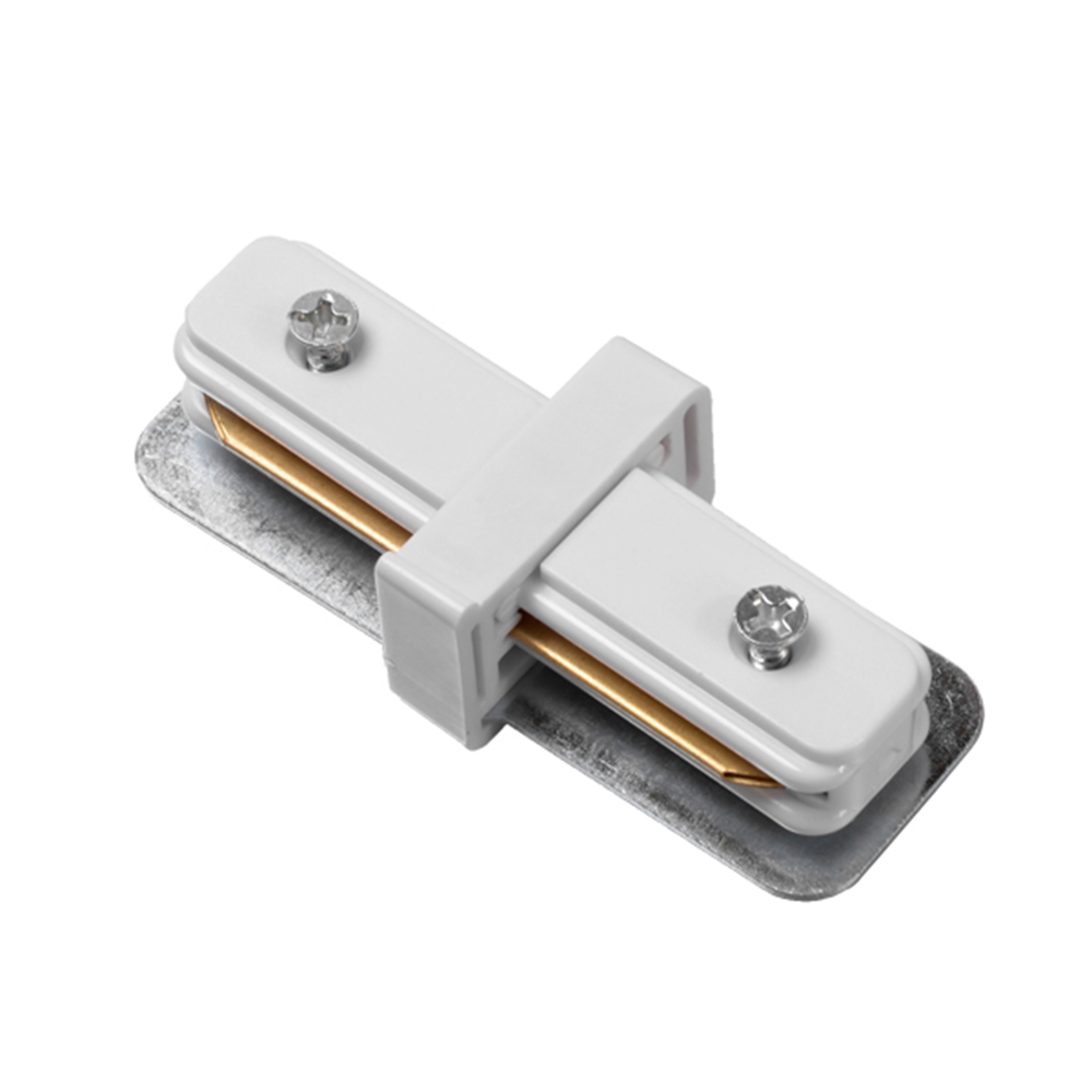 Union simple pour rail LK-HD Blanc