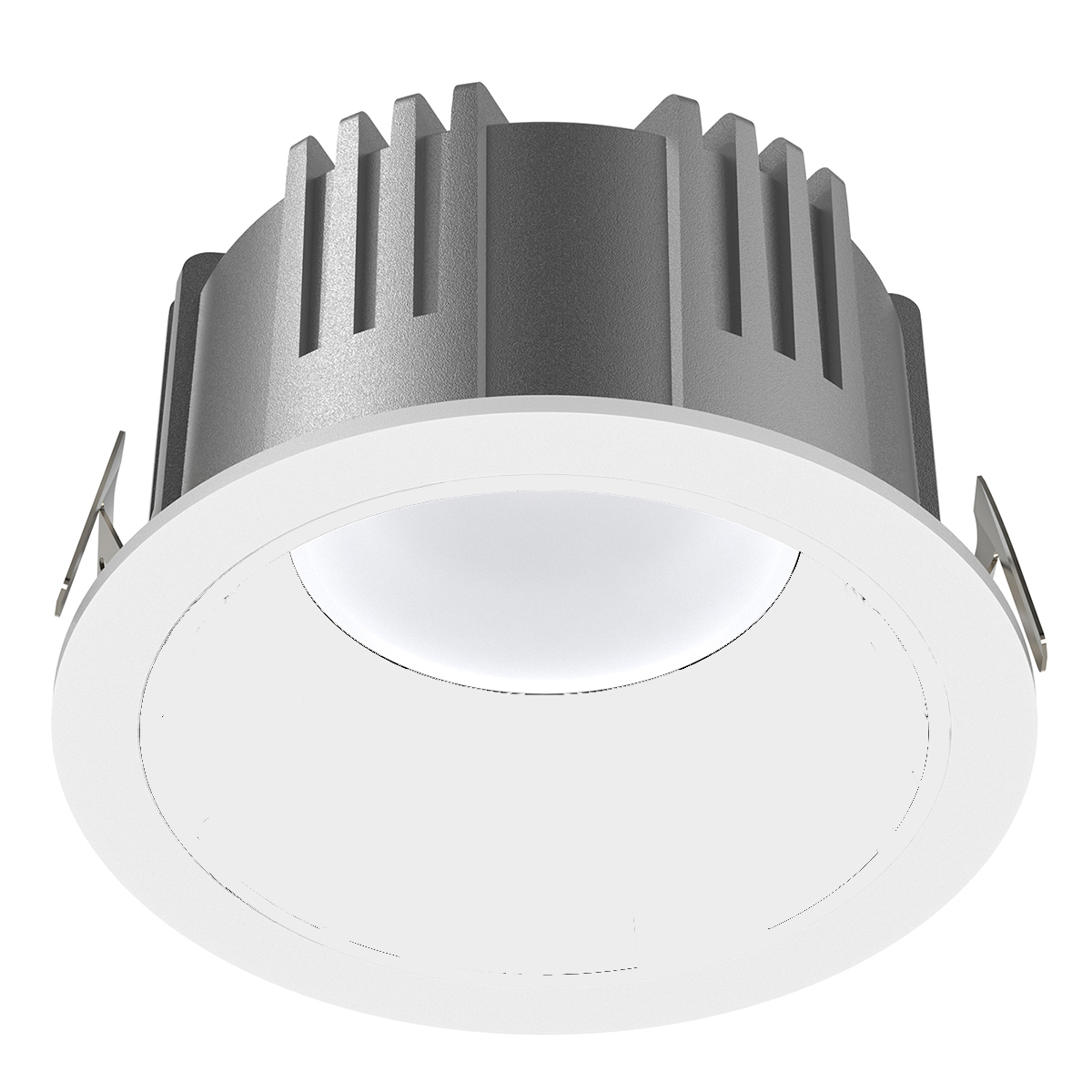 Spot LED encastrable 3en1 rond noir 7W IP20 Dimmable