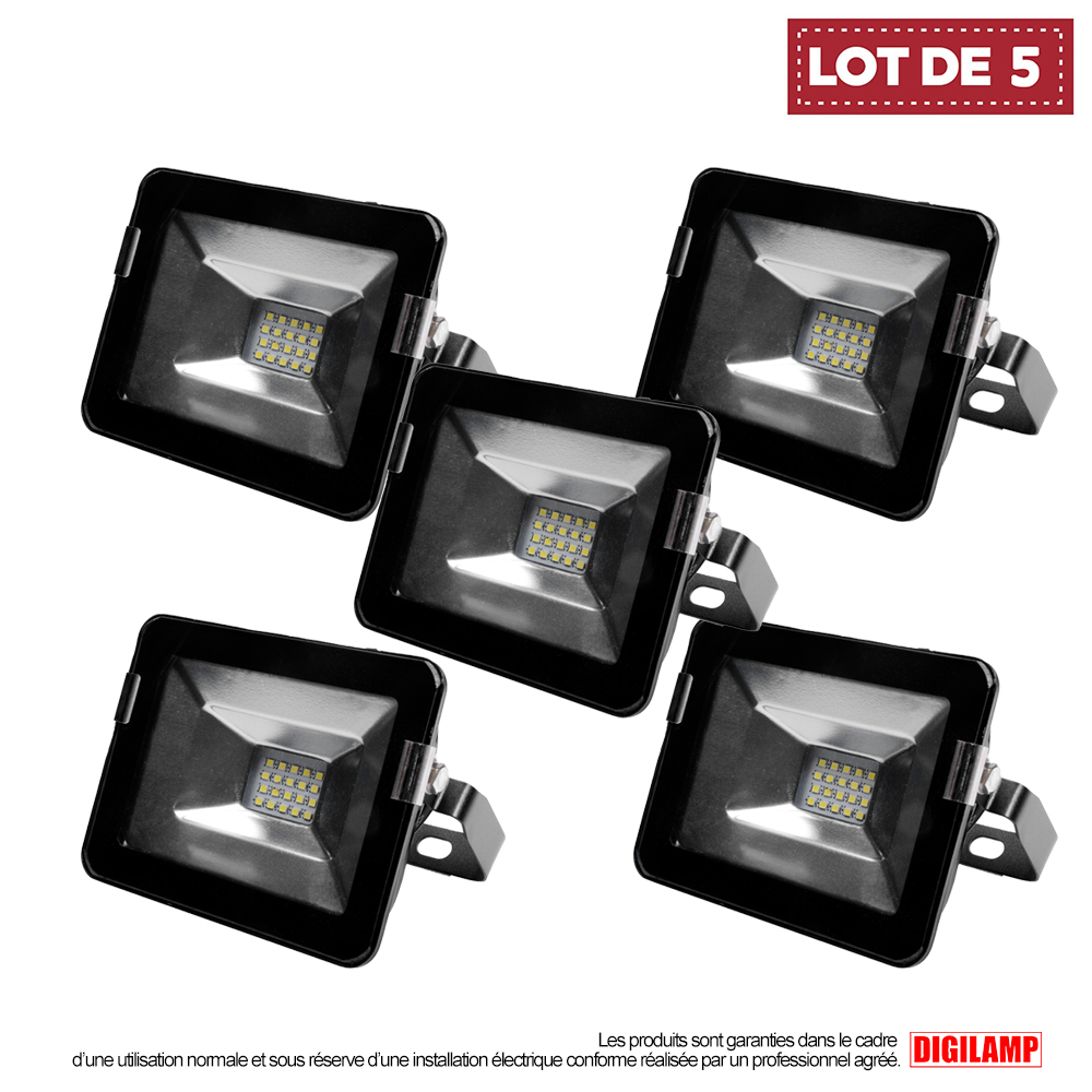 Lot de 2 projecteurs lumière noire 10w Led