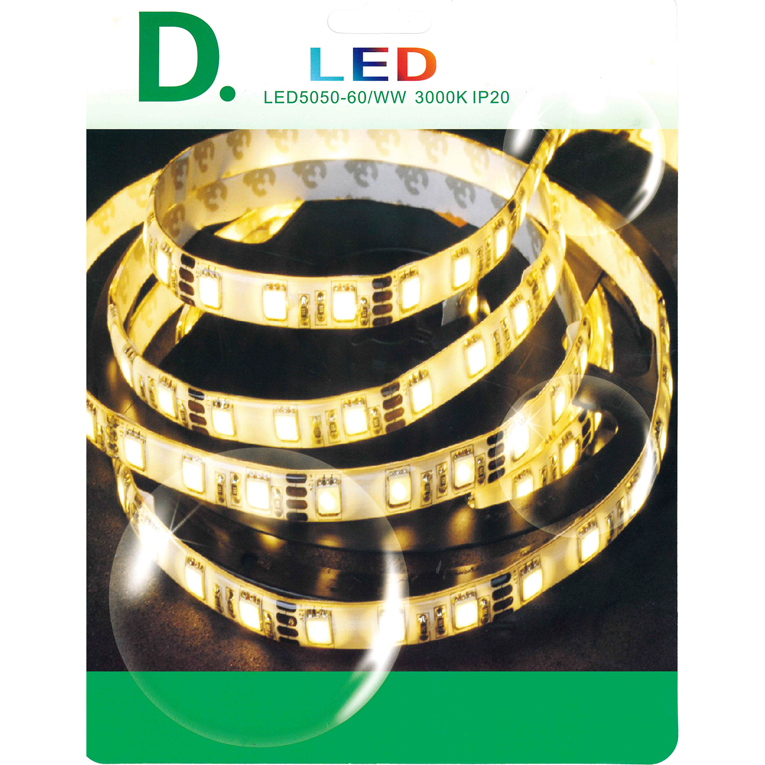 Kit ruban LED de chantier étanche MIIDEX 8W/m 50m LED 5050 - 749828