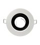 Collerette blanche ronde inclinable pour GU10
