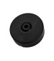 Patère en Aluminium ø90x36mm Noir