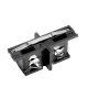 Union simple pour rail 3 Allumages-Blanc